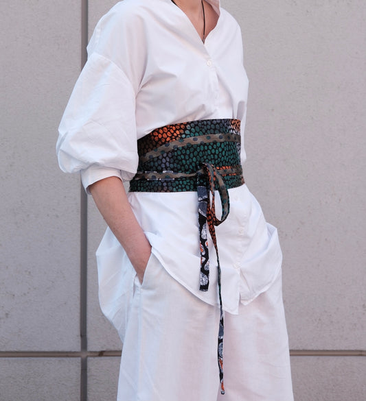layered obi belt no. 02