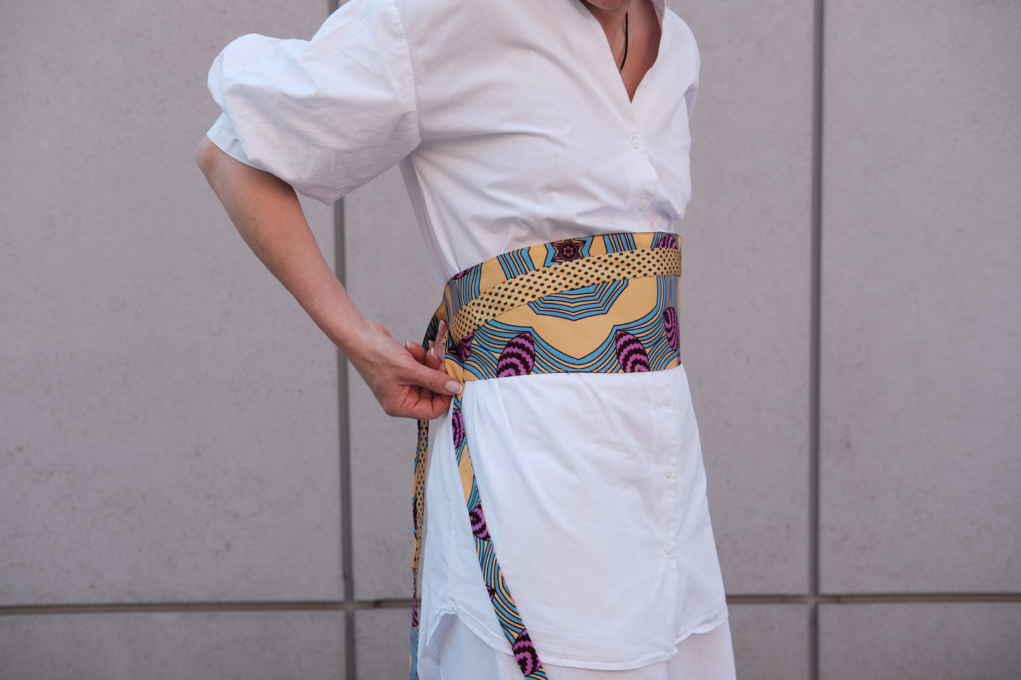 layered obi belt no. 01